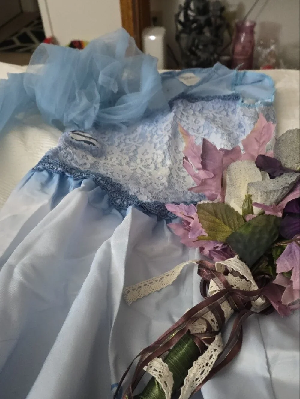 Spirit Costume Kids Corpse BRIDE Used 1x. Size Girls...8/10.. Complete In Bag.